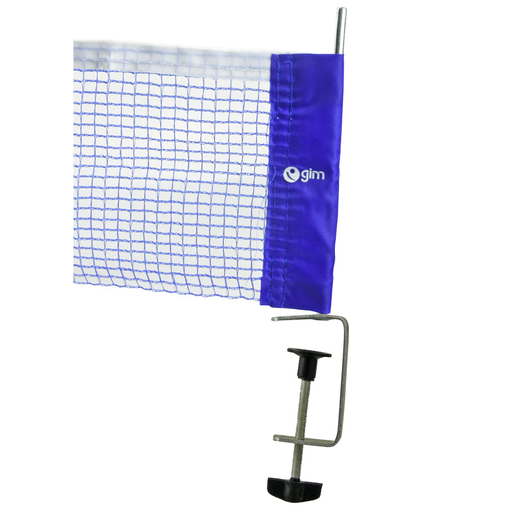 Red de ping-pong con postes-Azul
