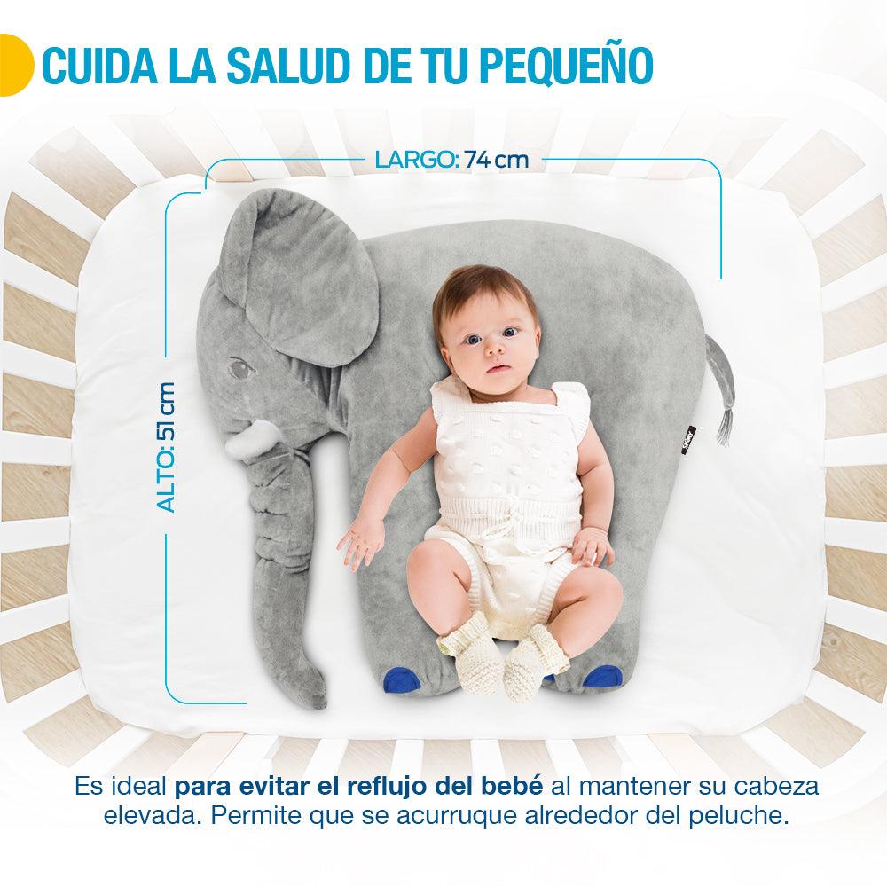 Almohada de Soporte para Bebé Elefante Peluche Shimy