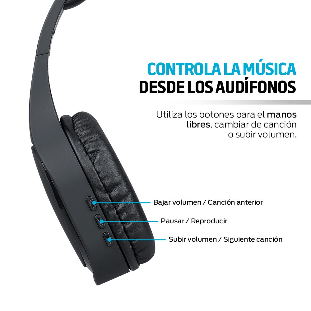 Audífonos Bluetooth Inalámbricos HD de Diadema