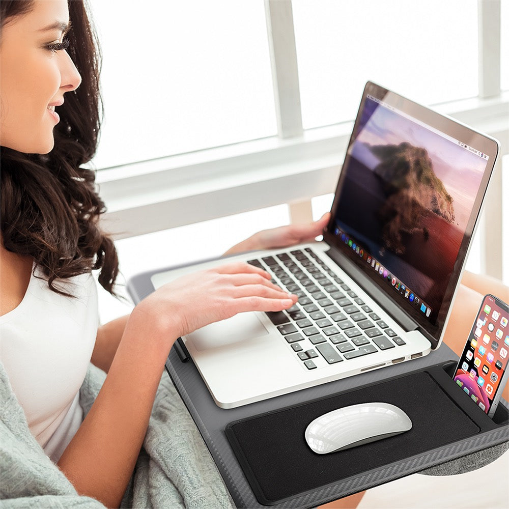 Mesa para Laptop Ergonómica con Soporte para Celular y Mouse Pad