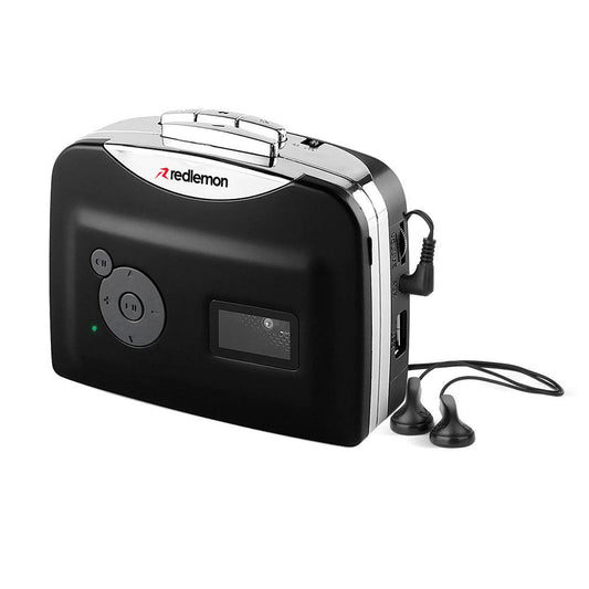 Reproductor y Convertidor de Casetes a MP3 Audífonos
