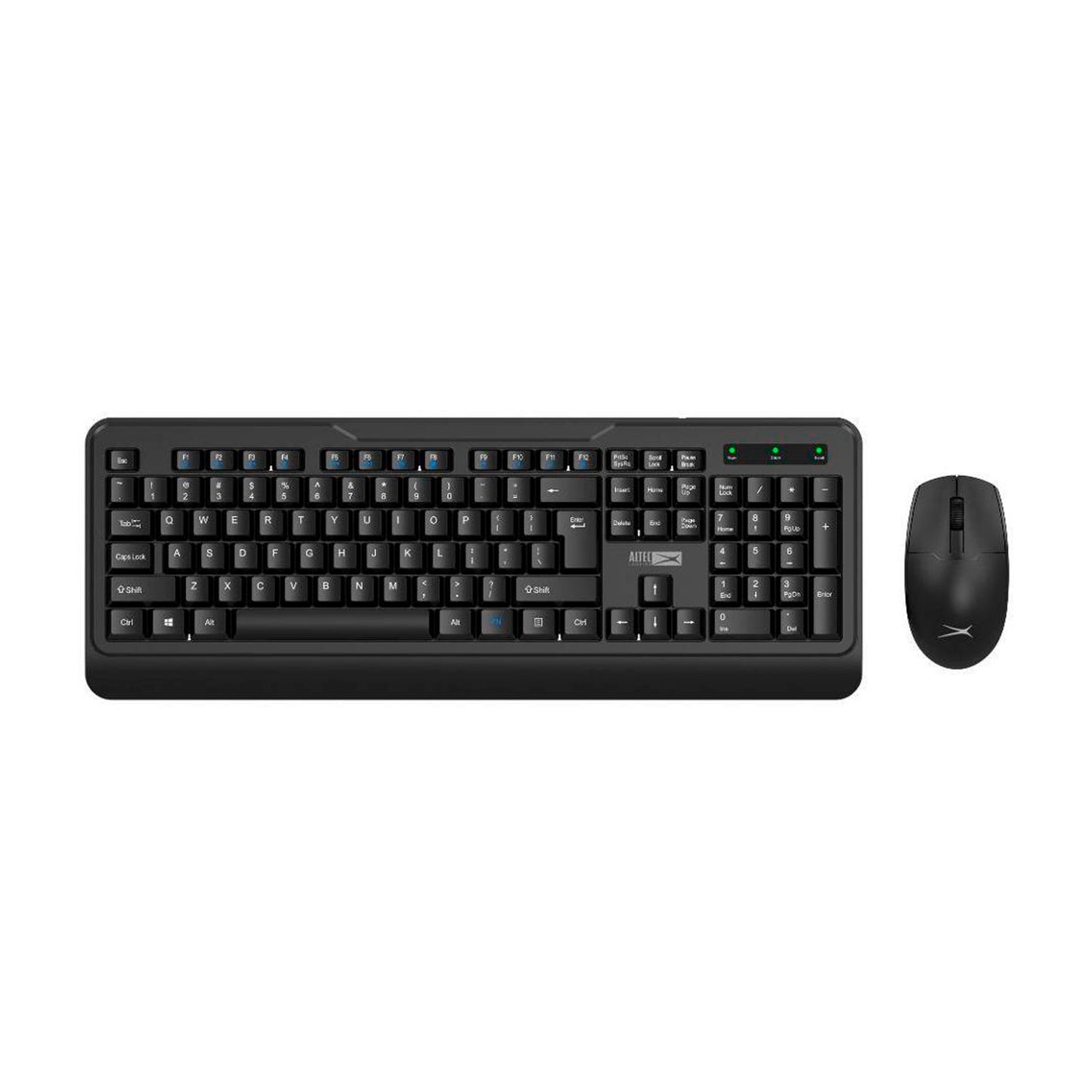 Kit teclado (esp) y mouse inalambricos altec lansing negro