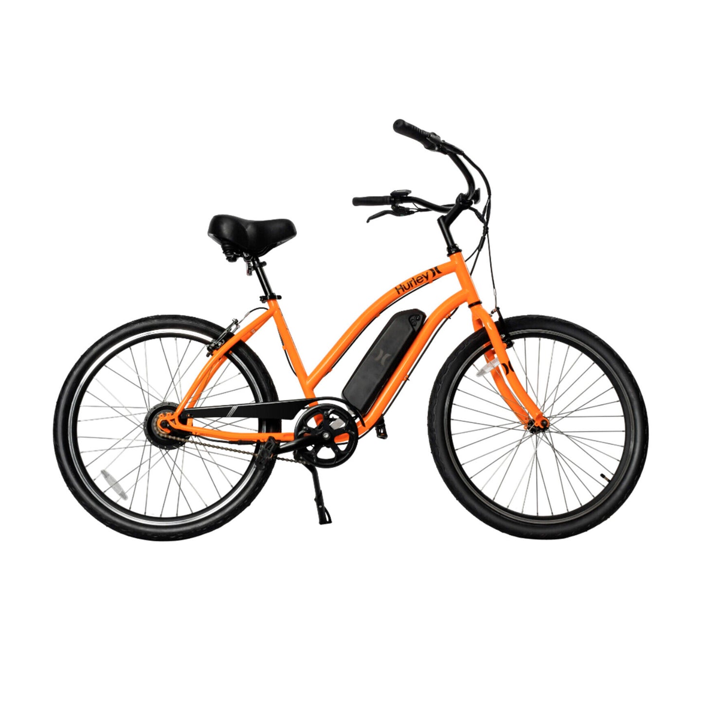Bicicleta eléctrica hurley E-bike rodada 26, naranja